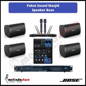 Paket Sound System Masjid Indoor Speaker Bose DM3SE | 4 Speaker
